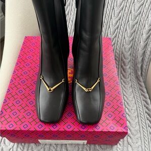 Tory Burch Black Leather Women's boots